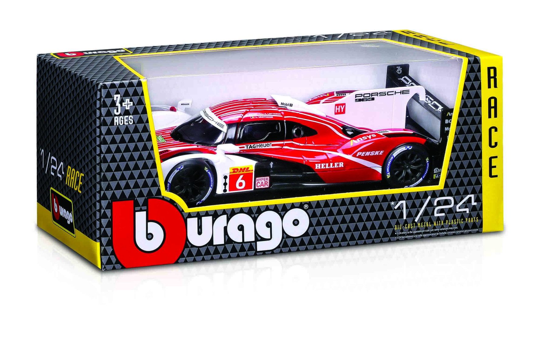 Bburago – Porsche 963 #6 2024 (1:24 Scale Model) – Timeless Cars