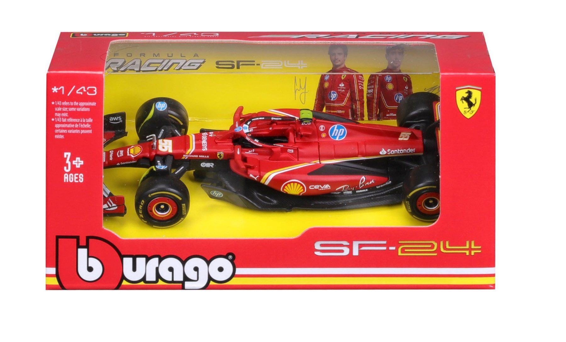 Bburago - Ferrari F1 SF-24 2024 (1:43 Scale Model) - Image 5