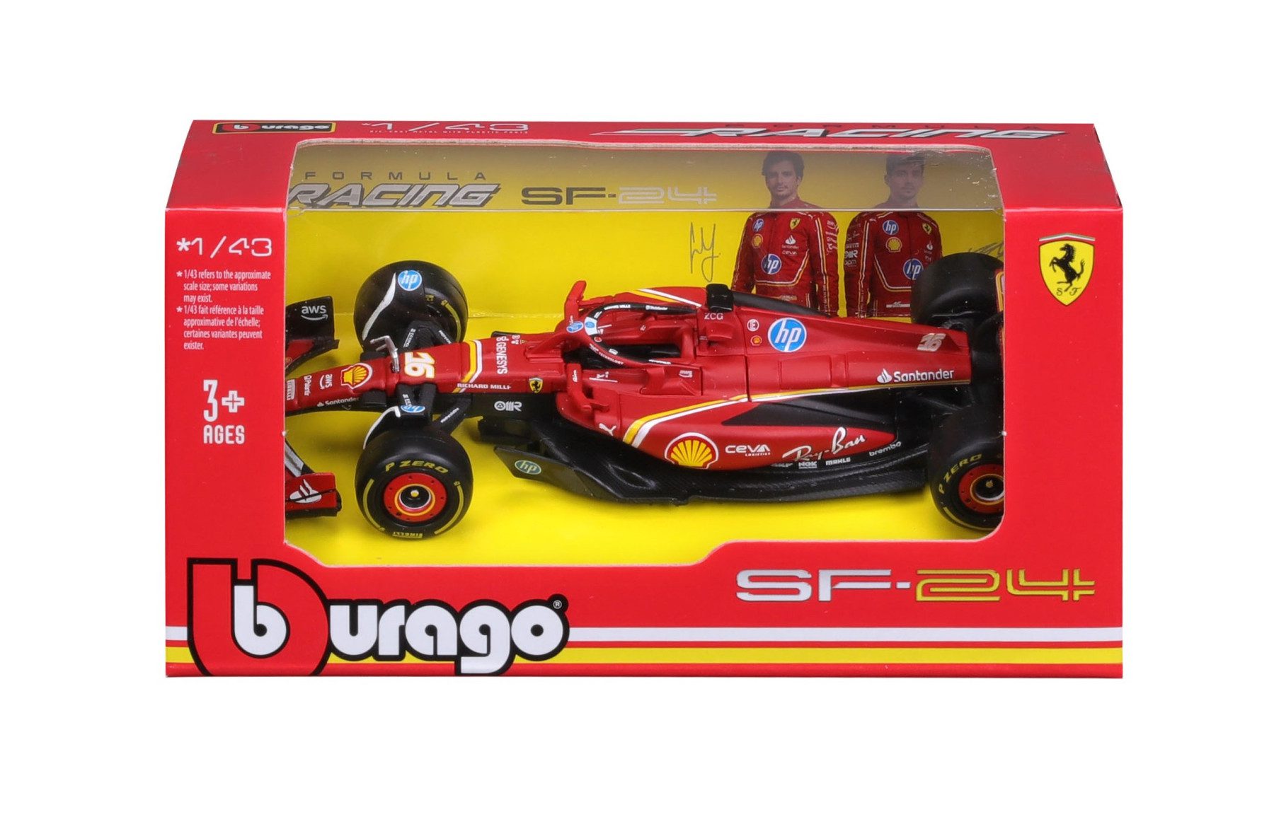 Bburago - Ferrari F1 SF-24 2024 (1:43 Scale Model) - Image 6