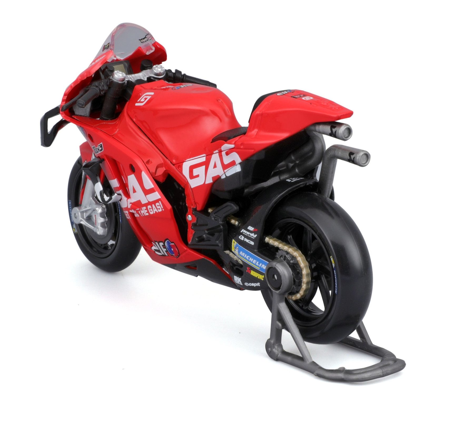 Maisto - GasGas Factory Racing Tech3 MotoGP 2023 - #37 Augusto Fernandez (1:18 Scale Model) - Image 2