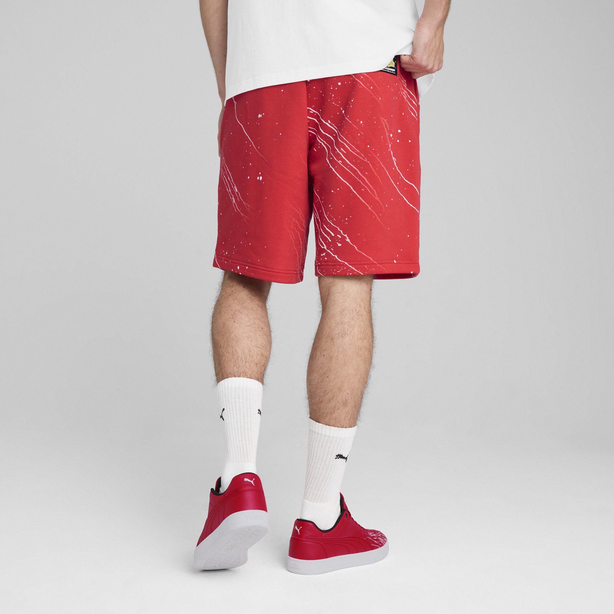 Scuderia Ferrari HP Race Colour Splash Shorts Men - Rosso Corsa - Image 5