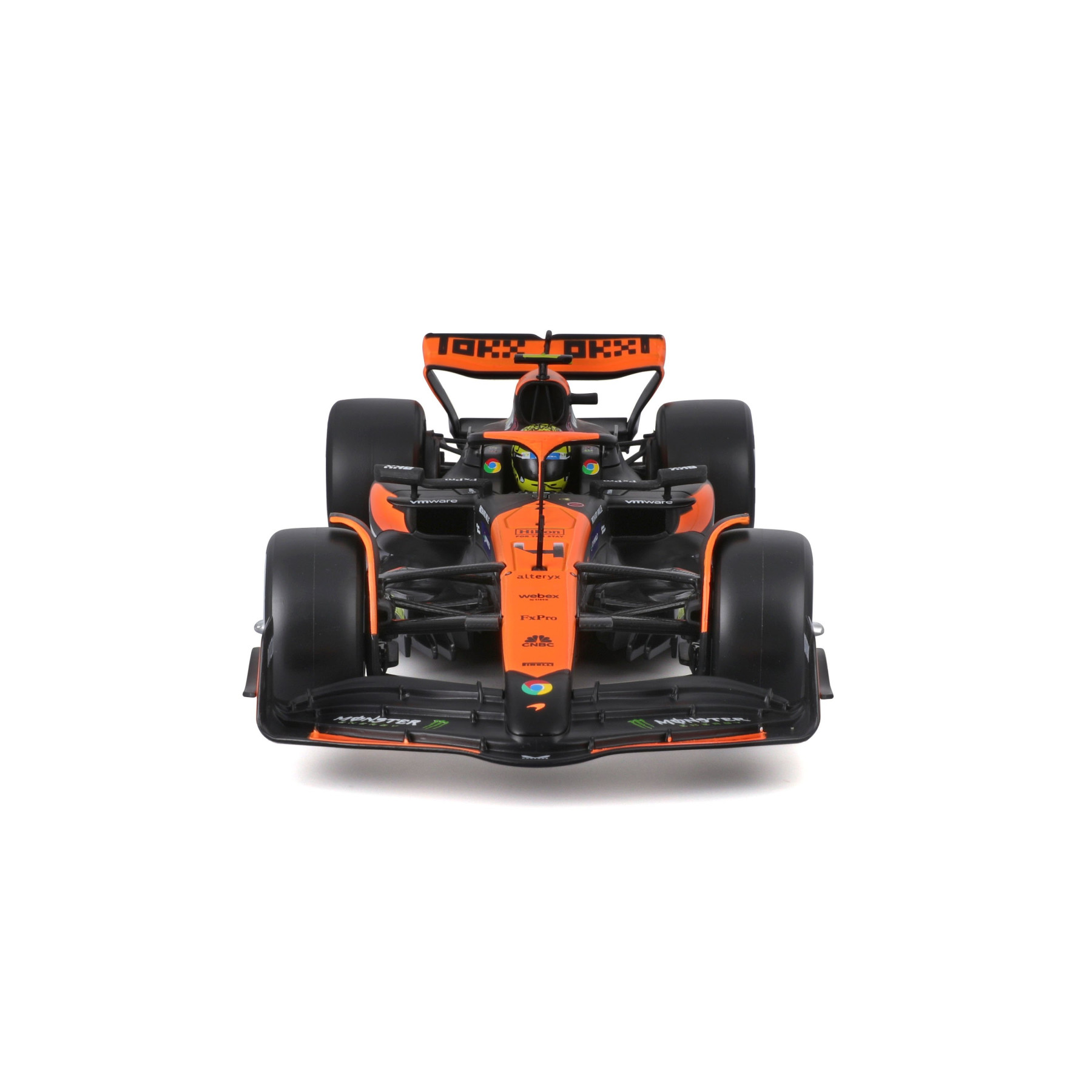 Bburago - McLaren F1 MCL38 2024 with Helmet - #4 Lando Norris (1/24 Scale Model) - Image 2