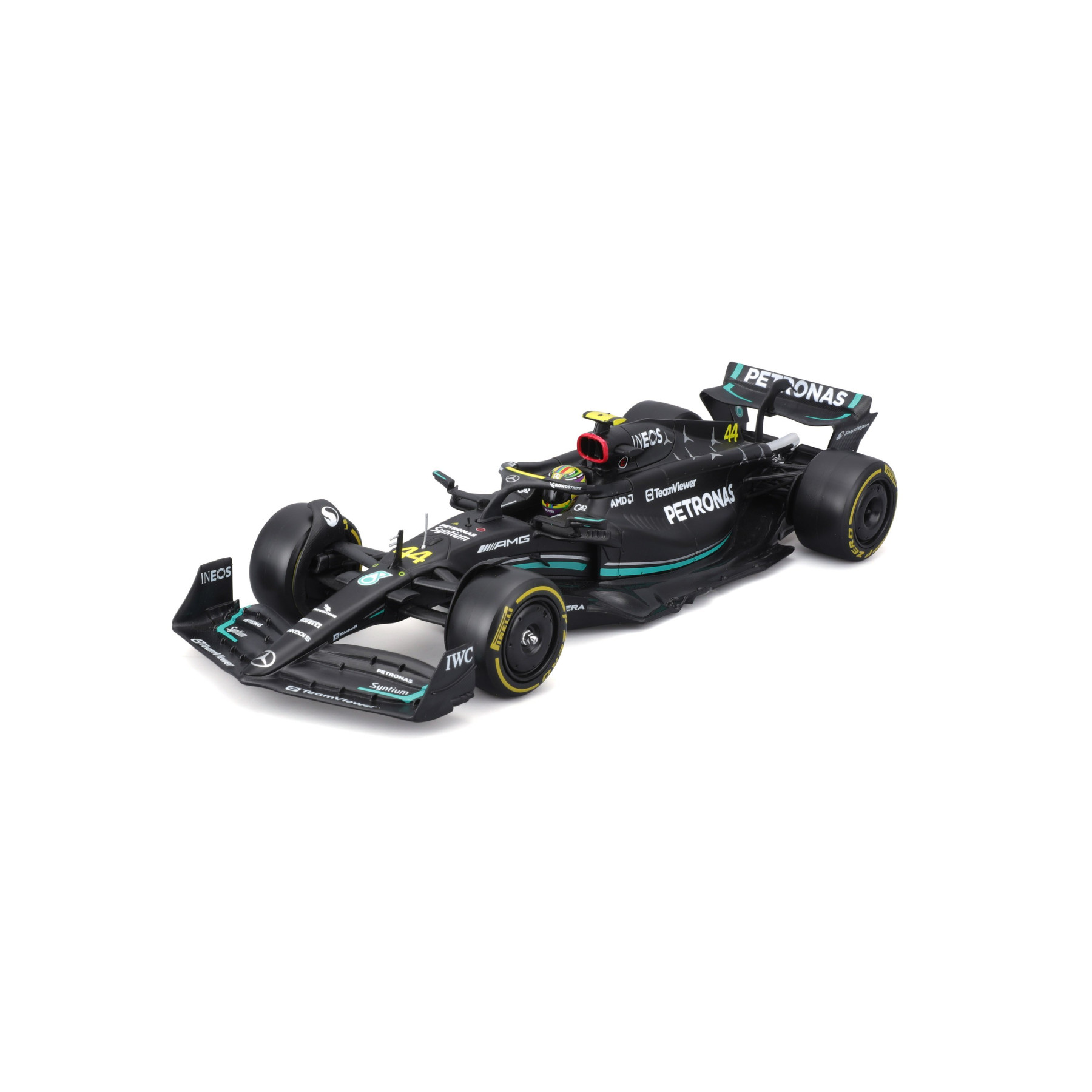 Bburago - Mercedes-AMG F1 W14 2023 Model Kit #44 Lewis Hamilton (1/24 Scale Model Kit) - Image 3
