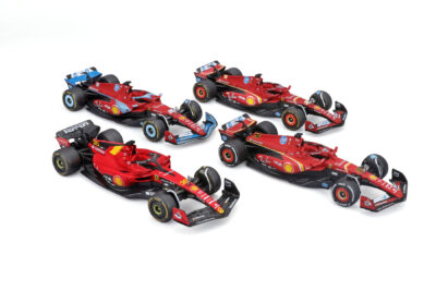 Bburago - Ferrari F1 4-Pack Set - #16 Charles Leclerc (1/43 Scale Model)