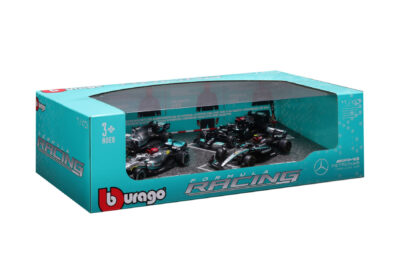Bburago - Mercedes-AMG F1 4-Pack Set - #44 Lewis Hamilton (1/43 Scale Model)