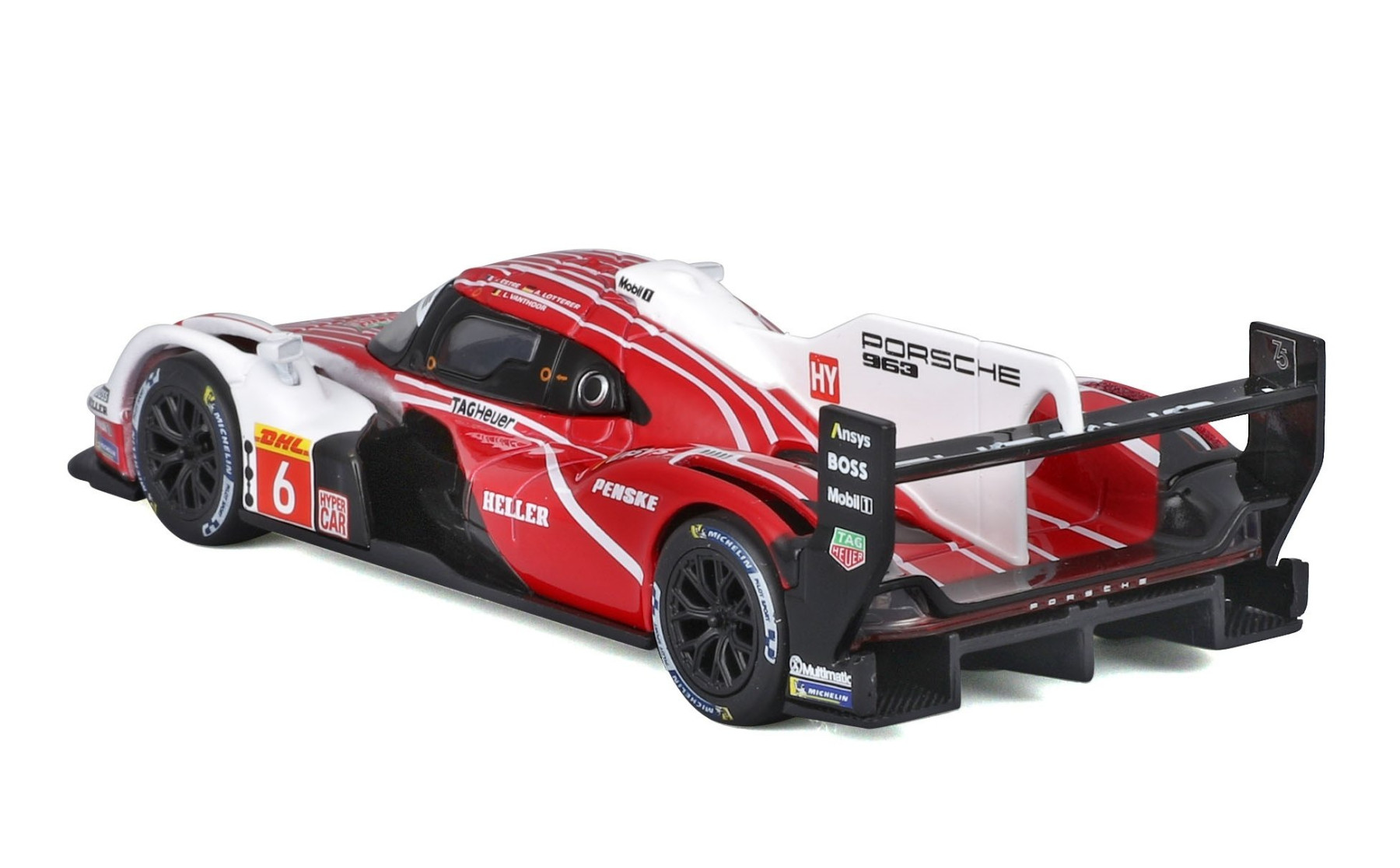 Bburago - Porsche Penske Motorsport 963 LMH #6 (1:43 Scale Model) with collectors hard case - Image 3