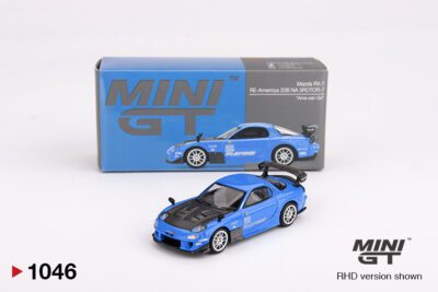 Mini GT - Mazda RX-7 RE-Amemiya 20B NA 3ROTOR-7 “Ama-san Go” (1/64 Scale Model)