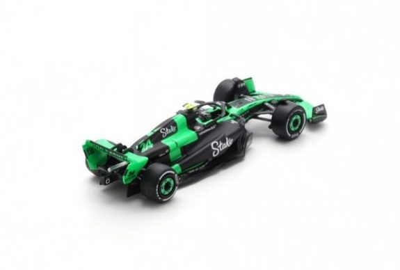 Spark - Kick Sauber C44 #24 Stake F1 Team Kick Sauber 2024 Zhou Guanyu (1/64 Scale Model) - Image 3