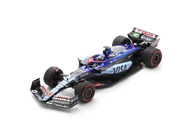 Spark - Visa Cash App RB VCARB 01 #3 Singapore GP 2024 Daniel Ricciardo "Last Race" (1/18 Scale Model)