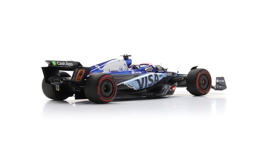 Spark - Visa Cash App RB VCARB 01 #3 Singapore GP 2024 Daniel Ricciardo "Last Race" (1/18 Scale Model) - Image 4