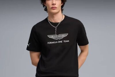 PUMA x ASTON MARTIN ARAMCO F1® TEAM Men's Essentials Tee - Black
