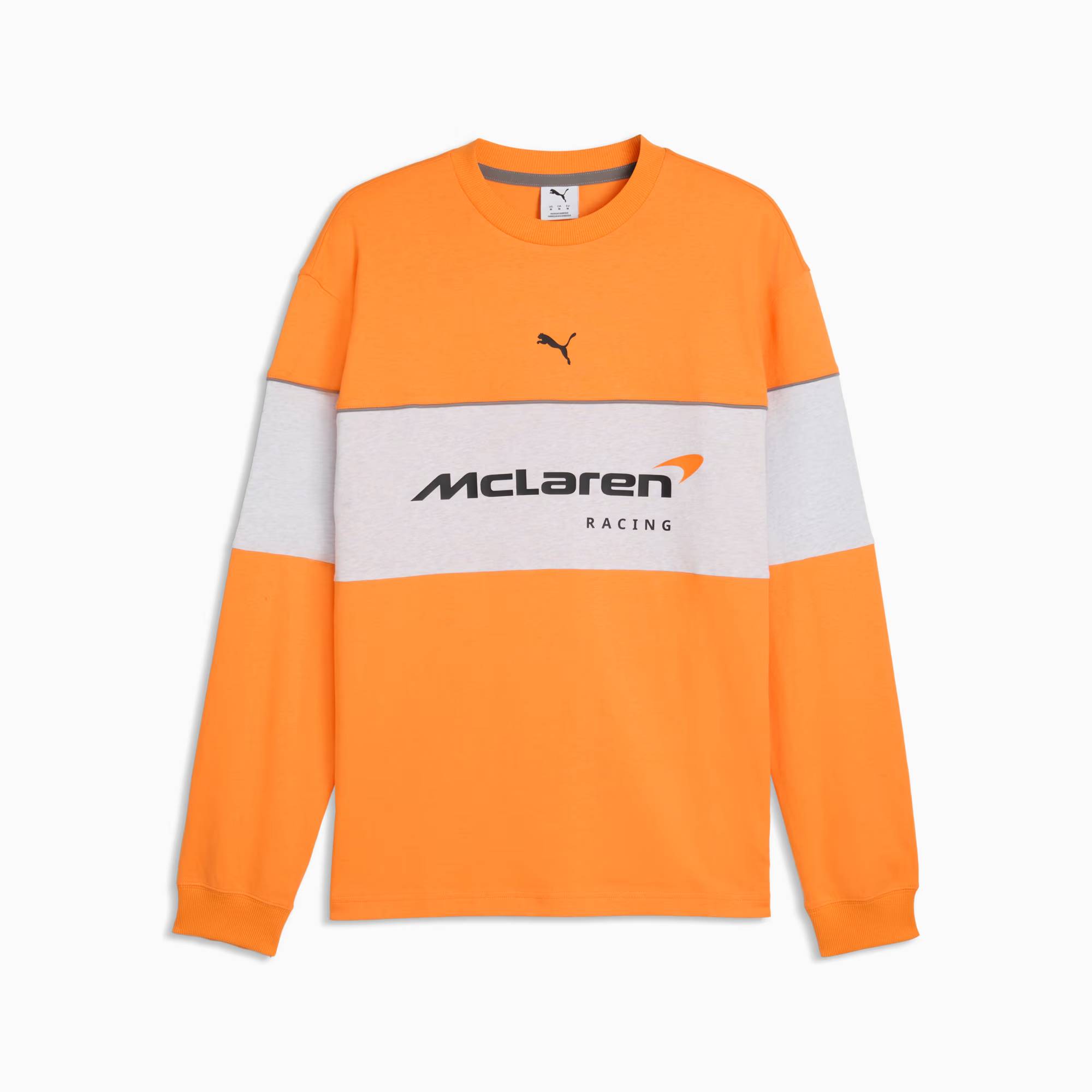 McLAREN RACING Men's Long Sleeve Tee - Papaya - Image 4