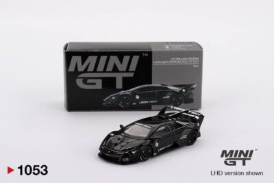 Mini GT - Lamborghini LB-Silhouette WORKS MURCIELAGO GT Evo Black (1/64 Scale Model)