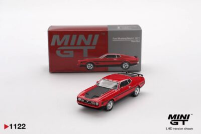 Mini GT - Ford Mustang Mach1 1971 Race Red (1/64 Scale Model)