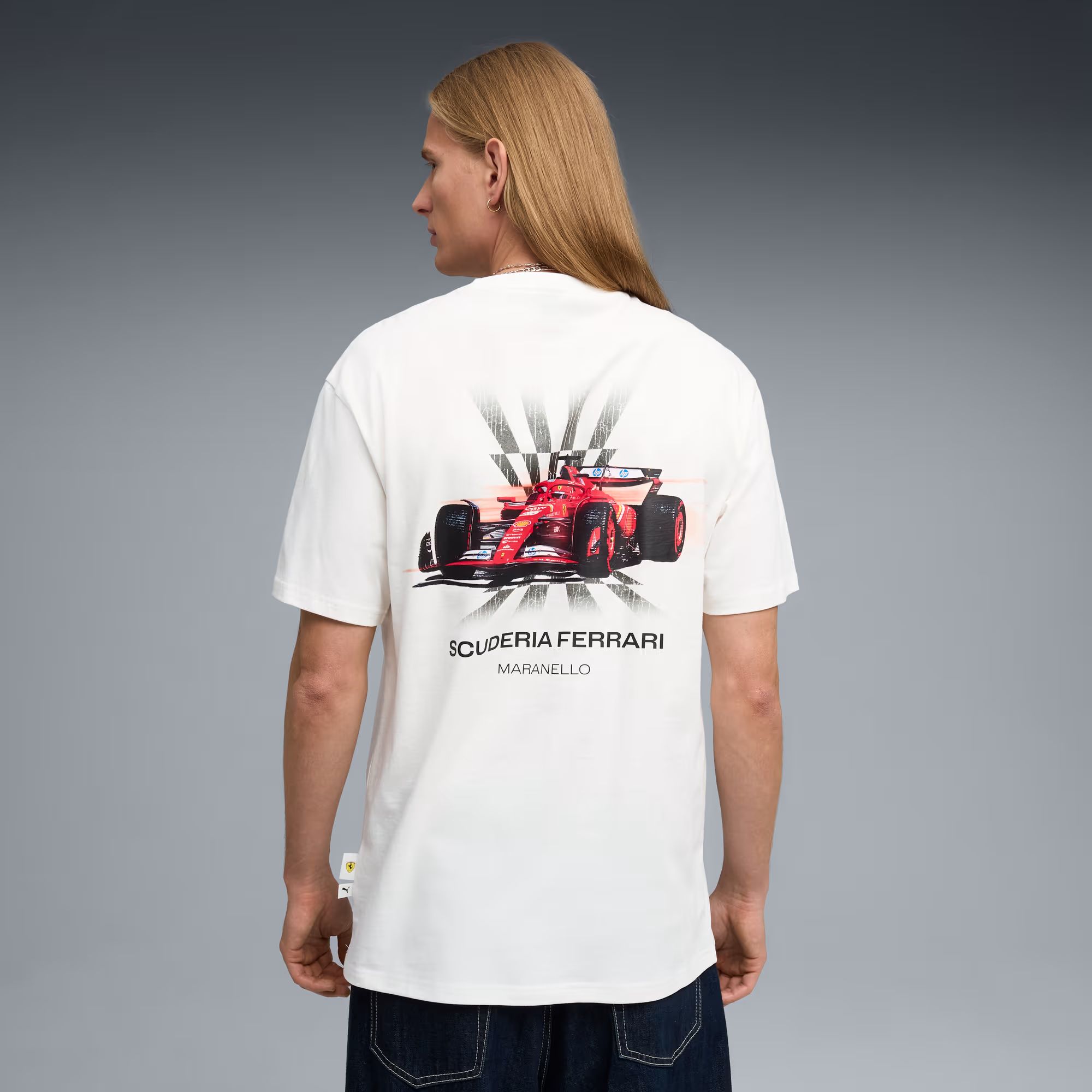 Scuderia Ferrari Car Graphic Tee II Men - PUMA White - Image 2