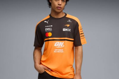 PUMA x McLAREN RACING Replica Tee Men Papaya
