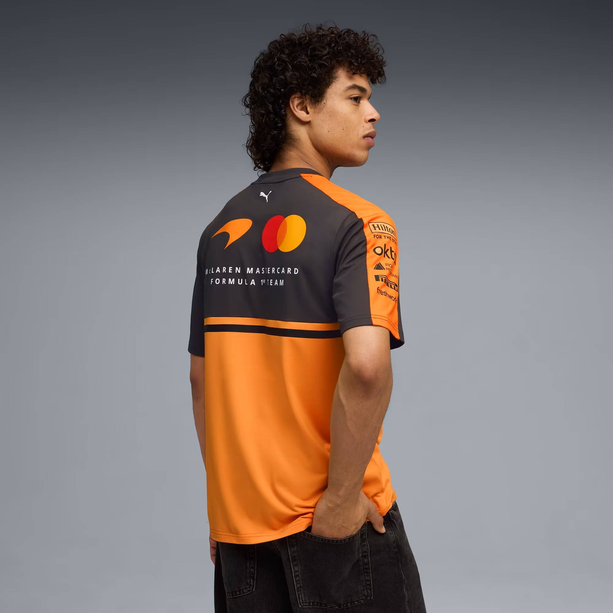 PUMA x McLAREN RACING Replica Tee Men Papaya - Image 2