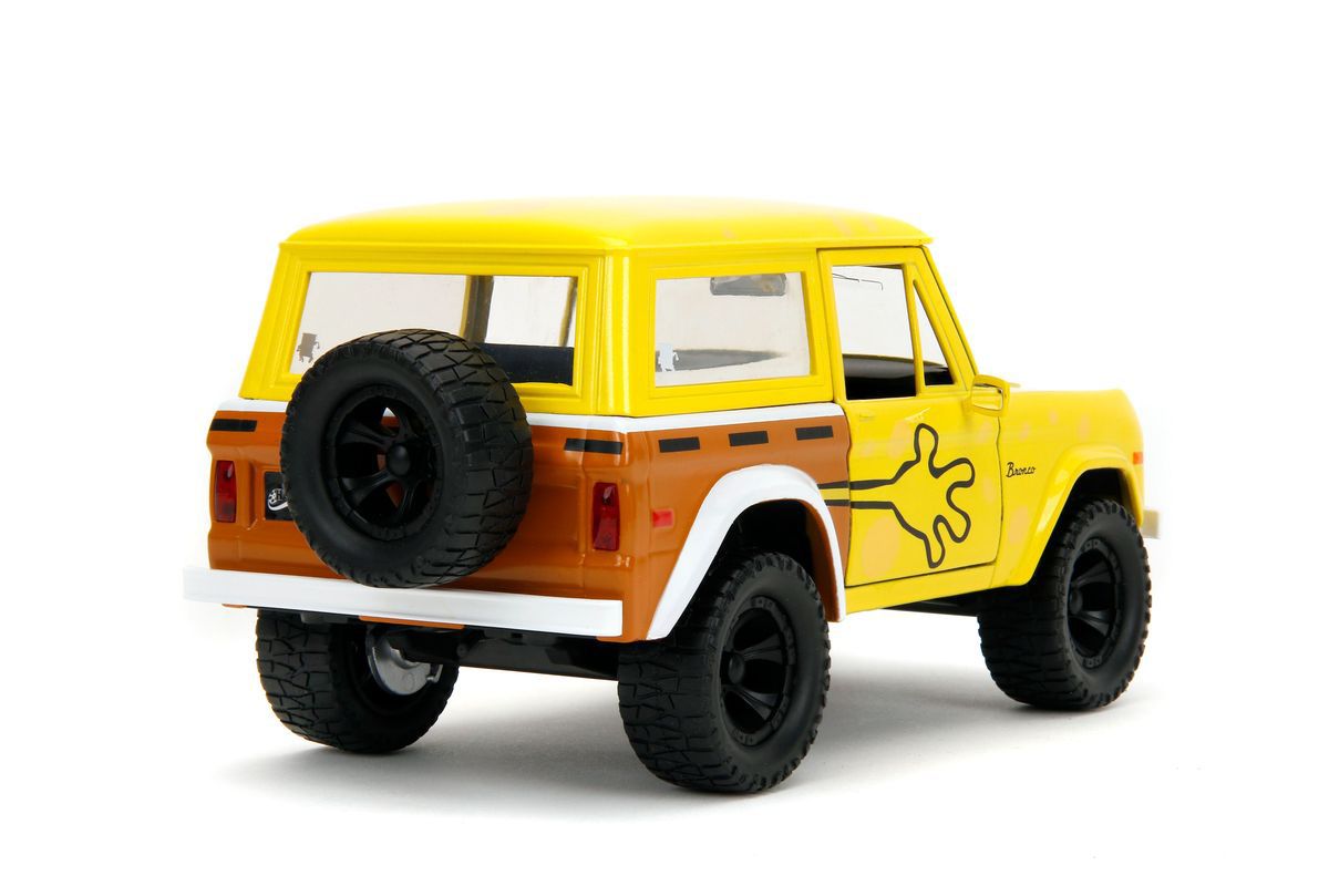 Jada Toys - Spongebob Ford Bronco 1973 (1:24 Scale Model) with Figure - Image 3