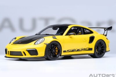 AutoArt - Porsche 911 (991.2) GT3 RS Weissach Package Racing Yellow (1:18 Scale Model Car)