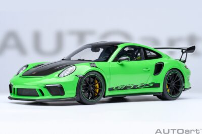 AutoArt - Porsche 911 (991.2) GT3 RS Weissach Package Lizard Green (1:18 Scale Model Car)