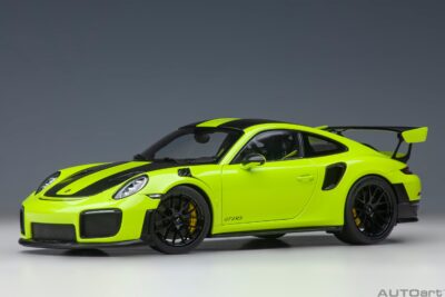 AutoArt - Porsche 911 (991.2) GT2 RS Weissach Package Acid Green (1:18 Scale Model Car)