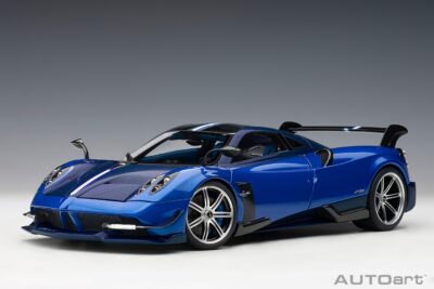 AutoArt - Pagani Huayra BC Blu Francia/Carbon (1:18 Scale Model Car)