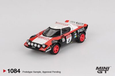 Mini GT - Lancia Stratos HF #4 1978 Rally Sanremo Winner (1/64 Scale Model)