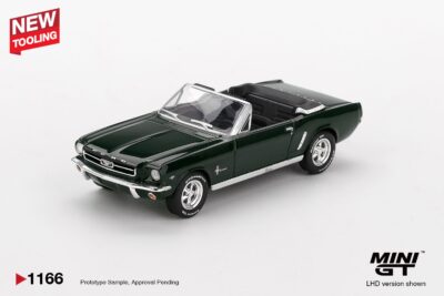 Mini GT - Ford Mustang Convertible 1964 Highland Green (1/64 Scale Model)