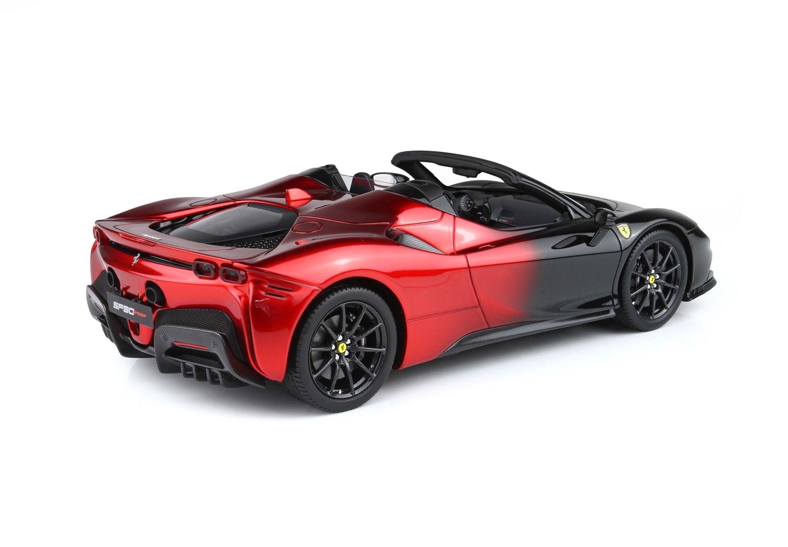 BBR Models - Ferrari SF90 Spider Magma red and Black (1:18 Scale Model) - Image 4