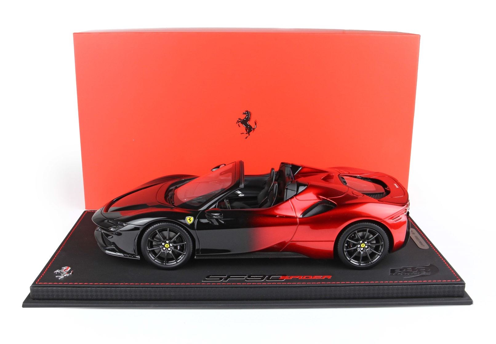 BBR Models - Ferrari SF90 Spider Magma red and Black (1:18 Scale Model) - Image 8