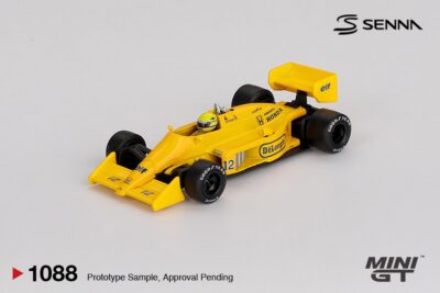 Mini GT - Lotus 99T #12 Ayrton Senna 1987 Monaco Grand Prix Winner (1:64 Scale Model)