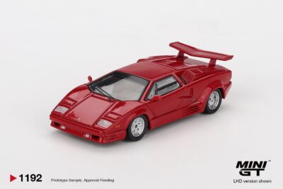 Mini GT - Lamborghini Countach 25th Anniversary Red (1:64 Scale Model)