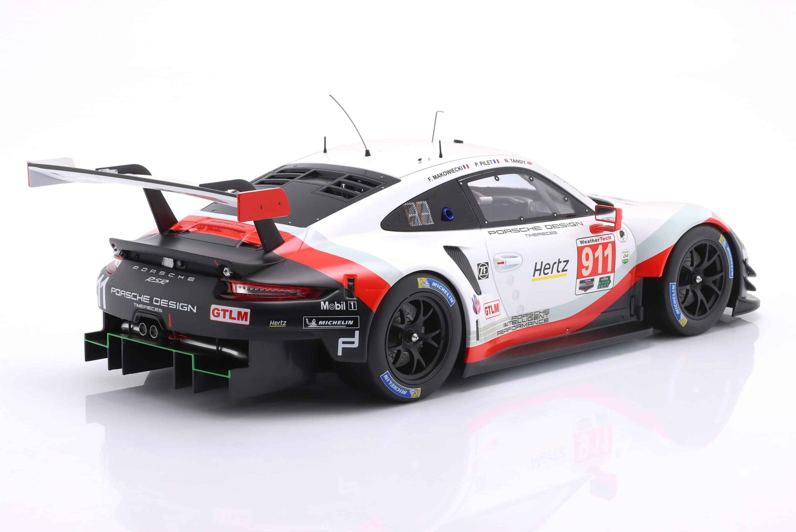 IXO Models - Porsche 911 (991) RSR #911 24h Daytona 2018 Porsche GT Team (1:12 Scale Model) - Image 2