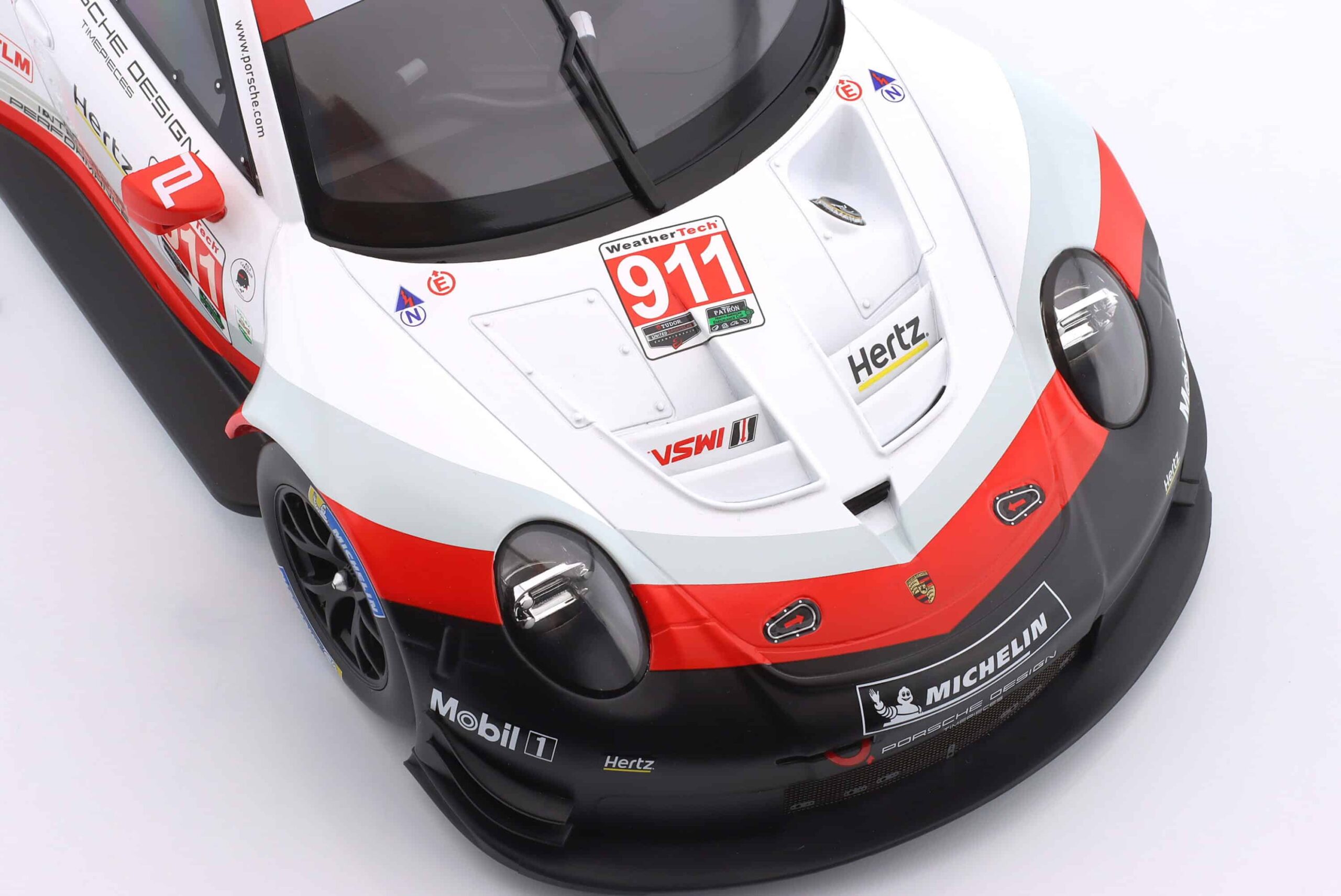 IXO Models - Porsche 911 (991) RSR #911 24h Daytona 2018 Porsche GT Team (1:12 Scale Model) - Image 3