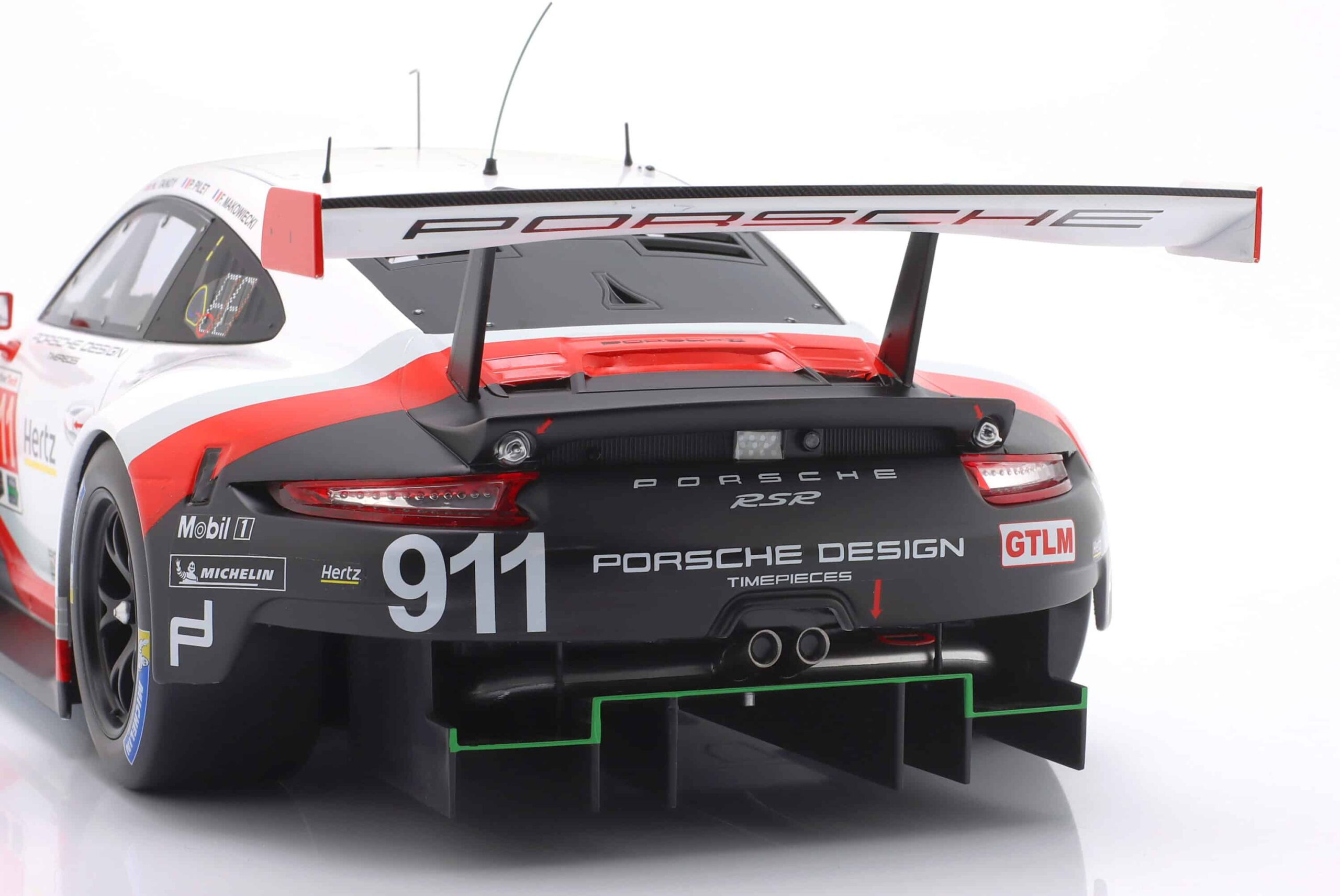 IXO Models - Porsche 911 (991) RSR #911 24h Daytona 2018 Porsche GT Team (1:12 Scale Model) - Image 5