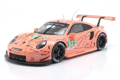 IXO Models - Porsche 911 (991) RSR #92 Class Winner LMGTE-Pro Pink Pig 24h Le Mans 2018 (1:12 Scale Model)