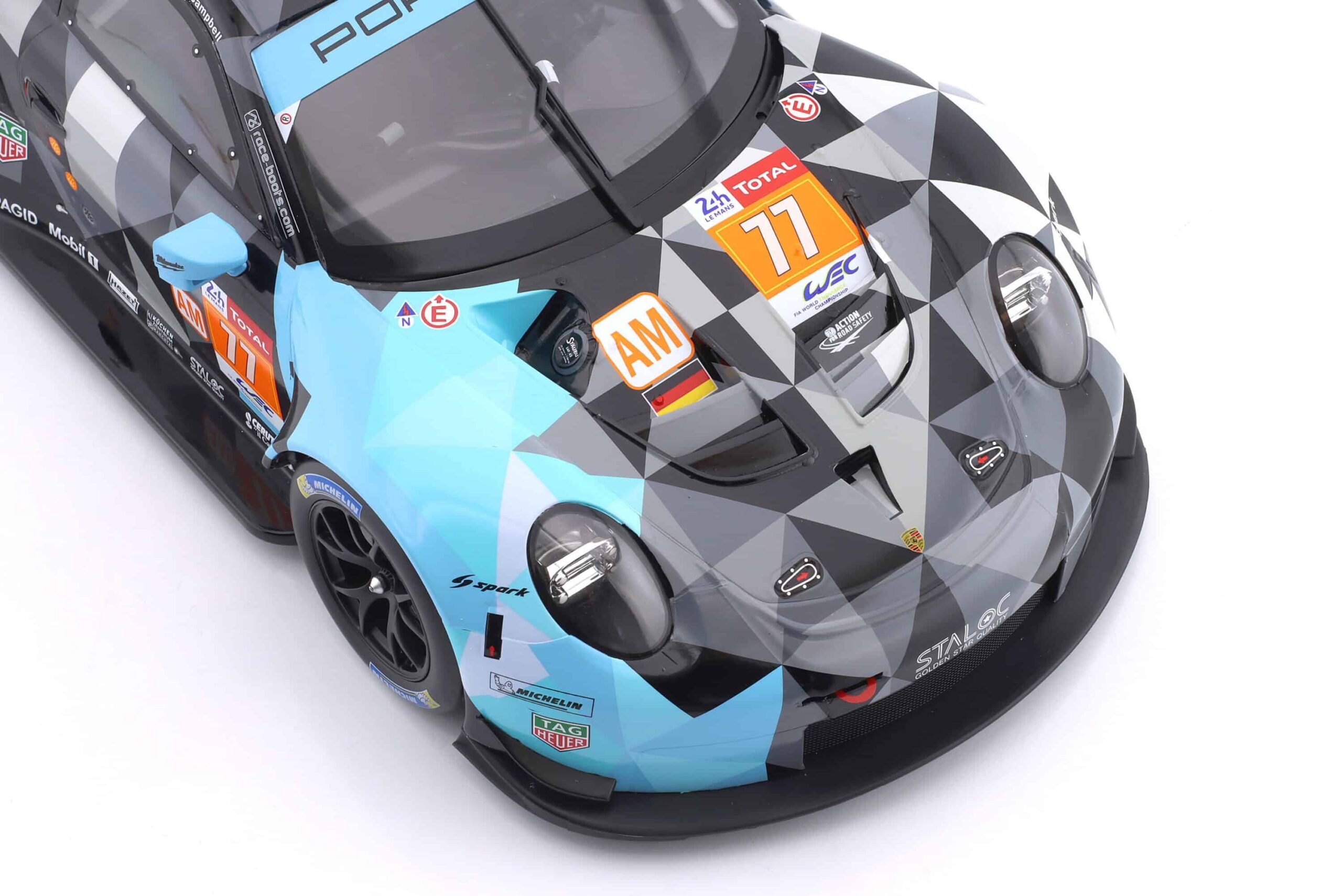 IXO Models - Porsche 911 RSR #77 Winner LMGTE-Am 24h LeMans 2018 Dempsey Proton (1:12 Scale Model) - Image 4