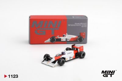 Mini GT - McLaren MP4/4 #11 Alain Prost 1988 Japanese Grand Prix 2nd Place (1:64 Scale Model)